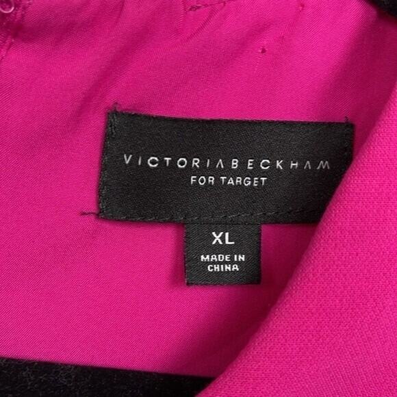 VICTORIA BECKHAM for TARGET Fringe Hem Shell Blouse Pink Womens XL - Picture 3 of 4